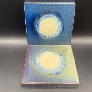 2/HANDMADE Ceramic Snow Crystal Tiles DECORATIVE